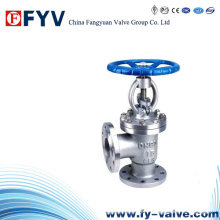 DIN Padrão Cast Steel Tipo de Ângulo Globe Valve